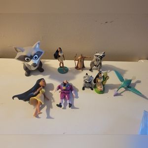 Disney Pocahontas Figures Set of 9